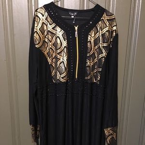 New Beautifully designed  Black Abaya